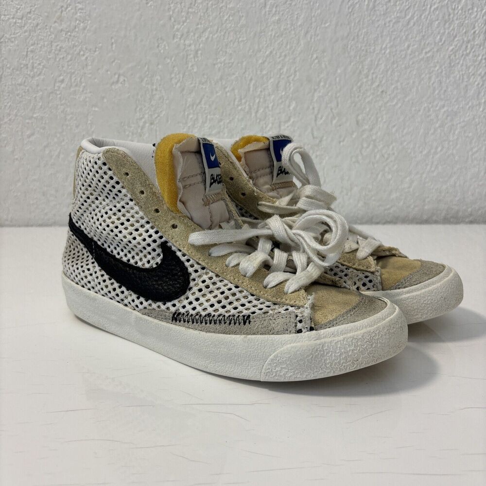 Authentic Nike Blazer Mid '77 GS Alter & Reveal Sneakers DO7138-100 Sz 5.5y